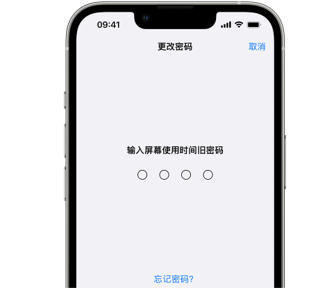 锦屏iPhone屏幕维修分享iPhone屏幕使用时间密码忘记了怎么办 