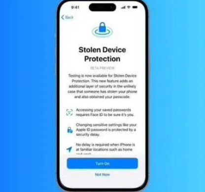 锦屏苹果授权维修店分享被盗设备保护功能开启方法 
