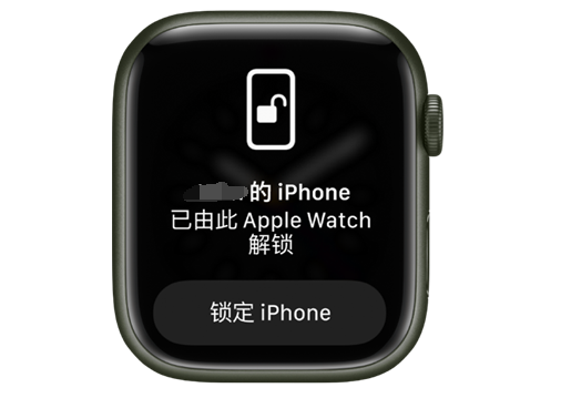 锦屏苹果手机维修分享用 AppleWatch 解锁配备面容 ID 的 iPhone方法 