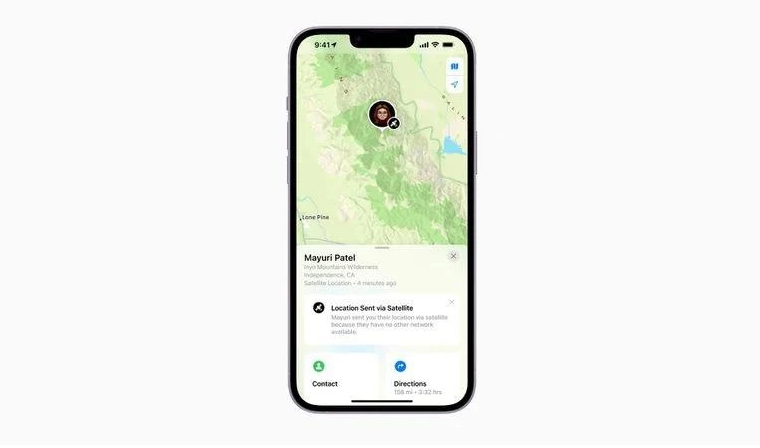 锦屏苹果14维修分享iPhone14系列中 FindMy功能通过卫星分享位置方法教程 